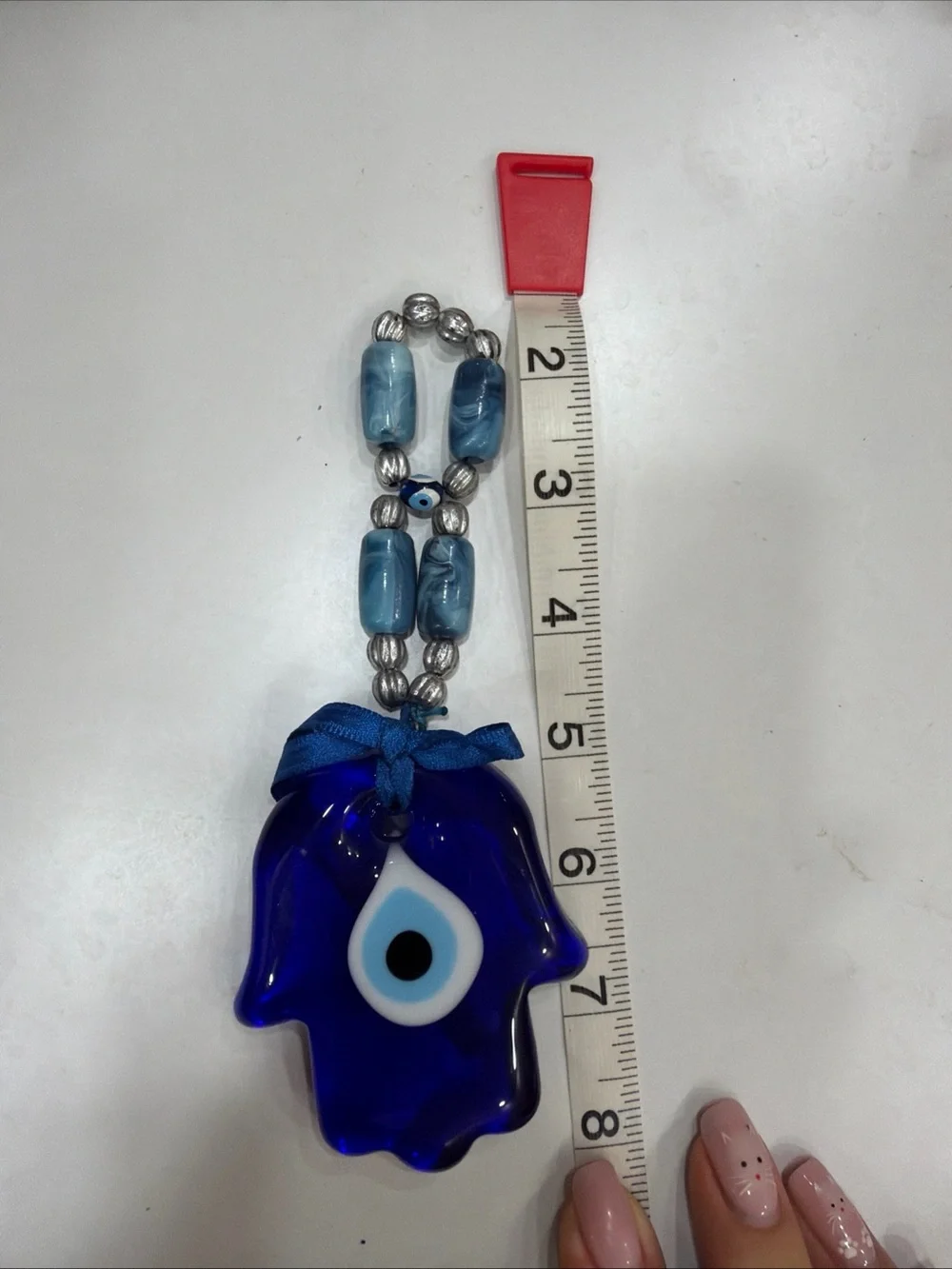 Blue Hamsa Evil Eye Hanging Charm for Kids Accessories